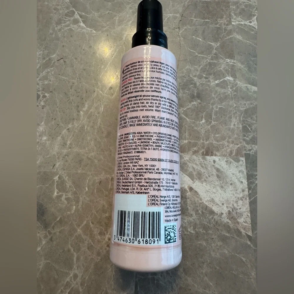 L'Oreal Professionnel Hollywood Waves Sweetheart Curls Serum-Spray
5.0 oz - Picture 4 of 5